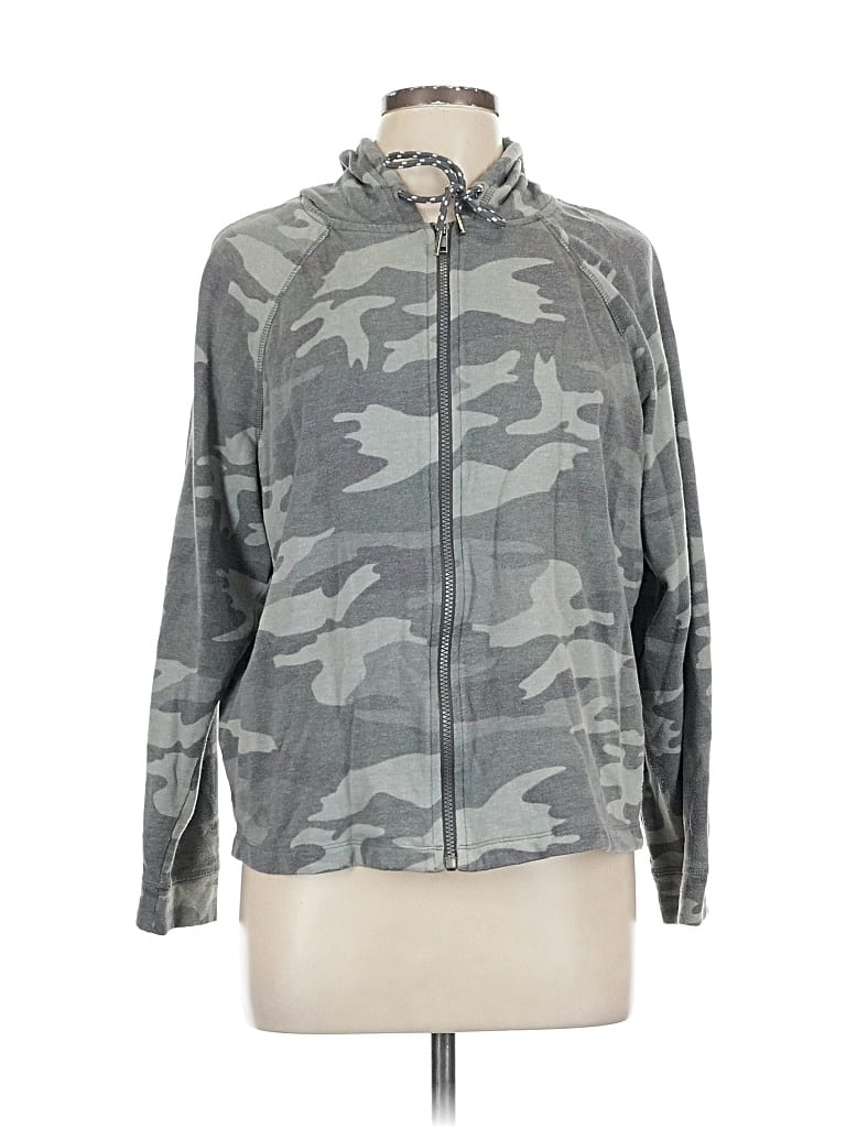 Pre-owned Maurices Zip Up Hoodie In Gray