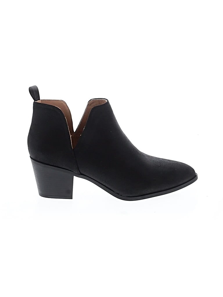 Pre-owned Assorted Brands Ankle Boots In Black