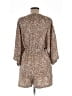 Fashion 100% Polyester Animal Print Brown Romper Size M - photo 2