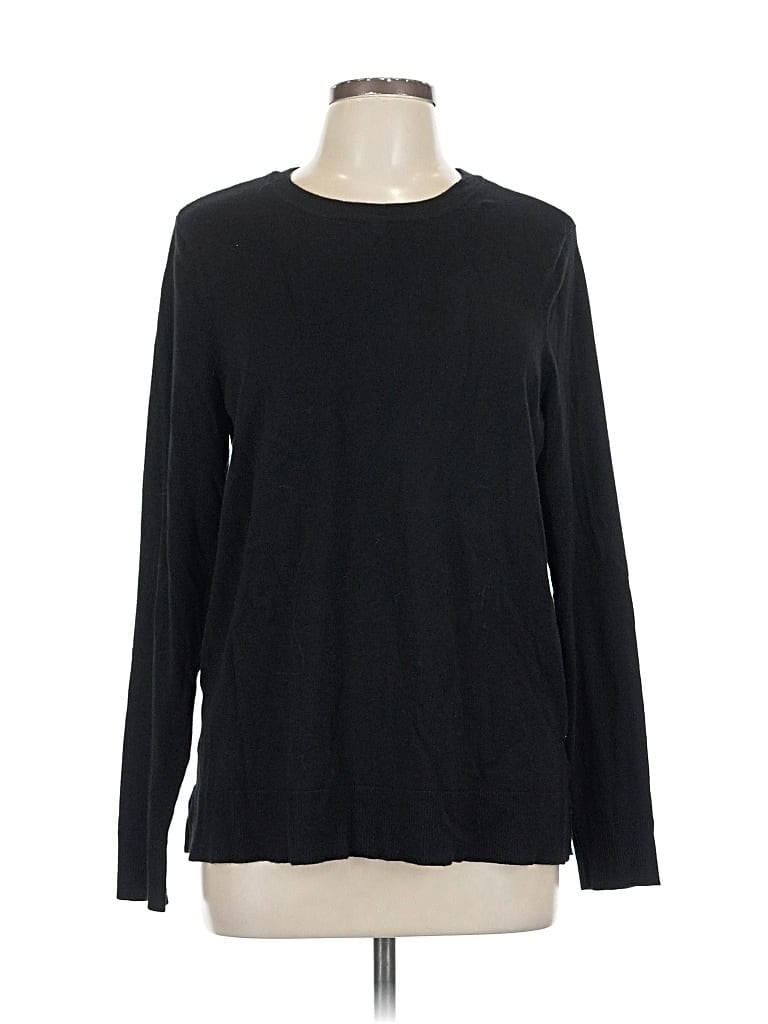 Pre-owned Style & Co Pullover Sweater In Black