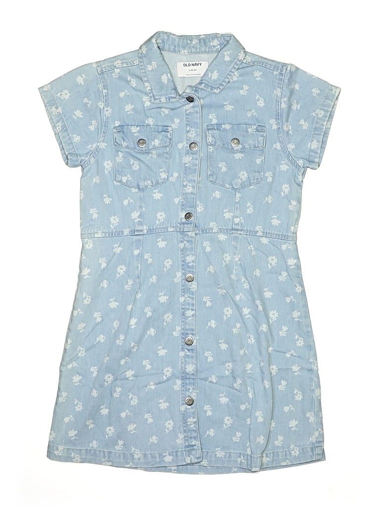 Pre-owned Old Navy Kids' Dress In Blue