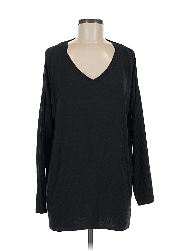 SOFT SURROUNDINGS Pre-owned Long Sleeve T-shirt In Black