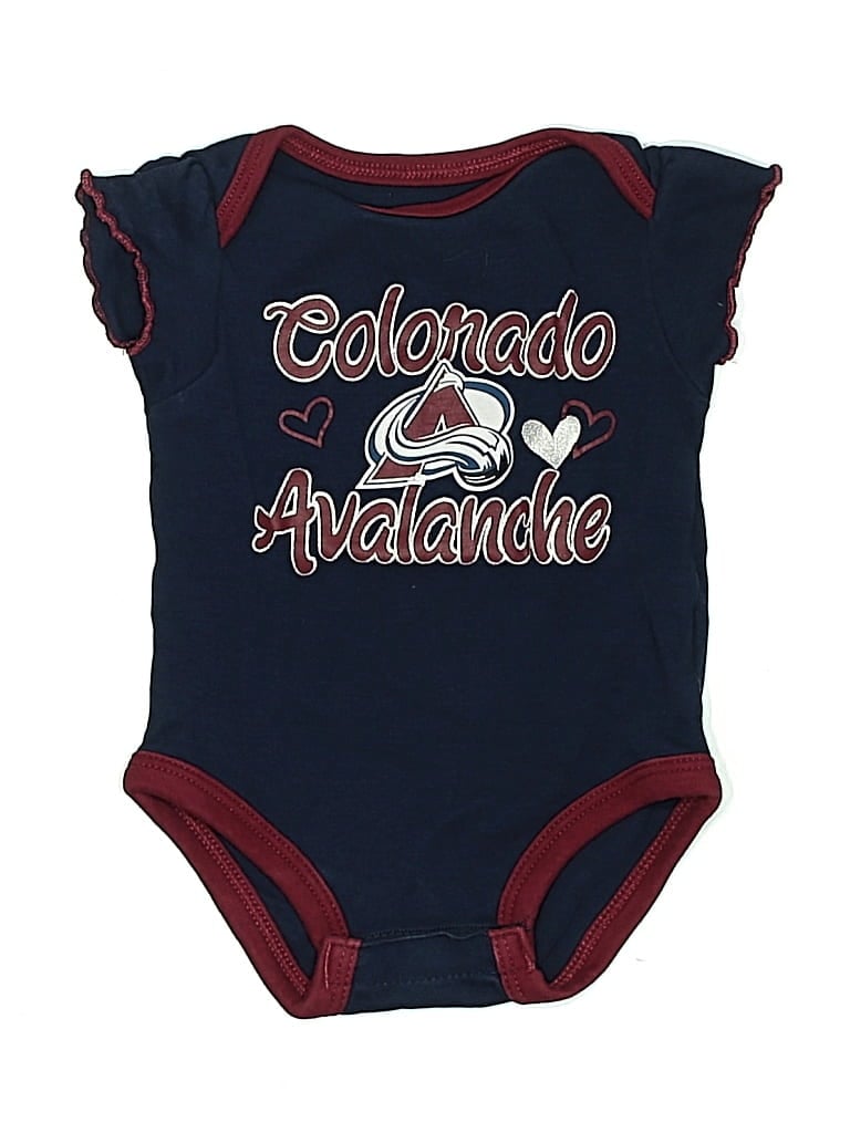 NHL Pre-owned Babies' Short Sleeve Onesie In Blue