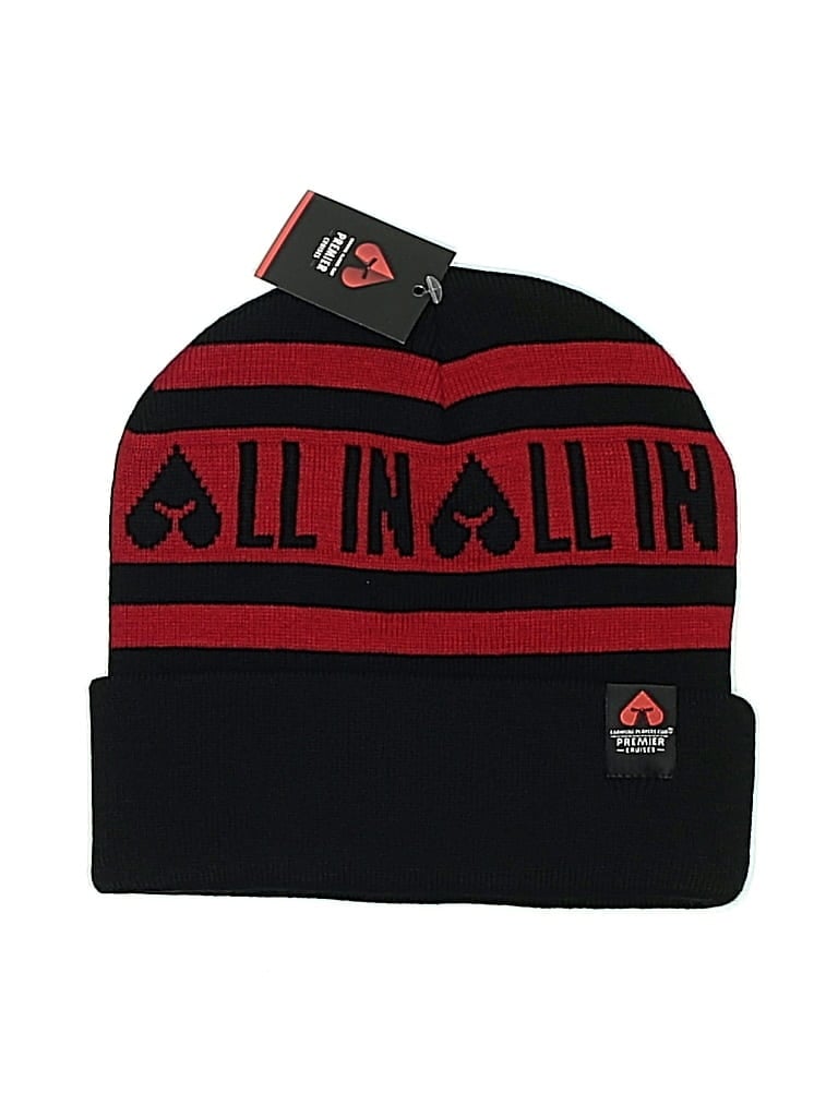 Pre-owned Assorted Brands Beanie Hat In Red