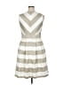 DressBarn 100% Polyester Stripes Ivory Cocktail Dress Size 16 - photo 2