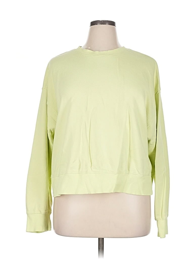 Pre-owned Old Navy Sweatshirt In Green