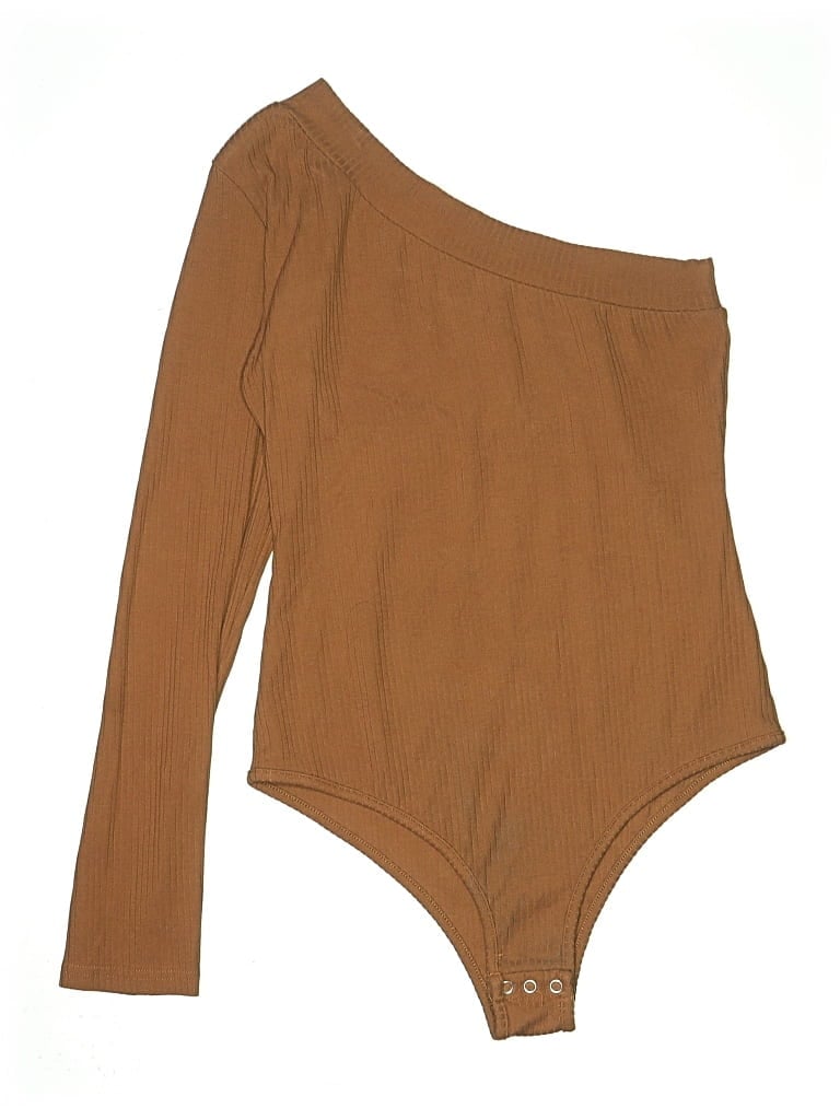 Pre-owned Reoria Bodysuit In Brown