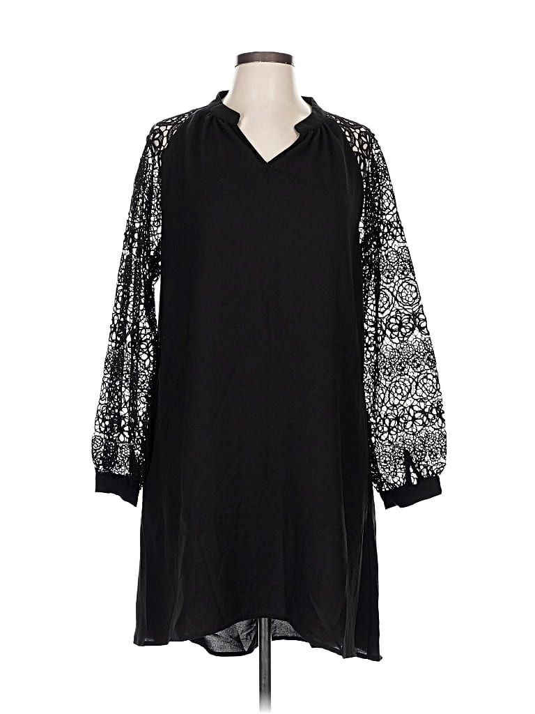 Pre-owned Unbranded Casual Dress In Black