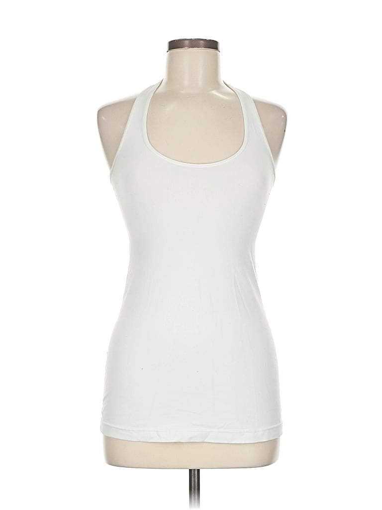 Pre-owned Lululemon Athletica Active Tank Top In White