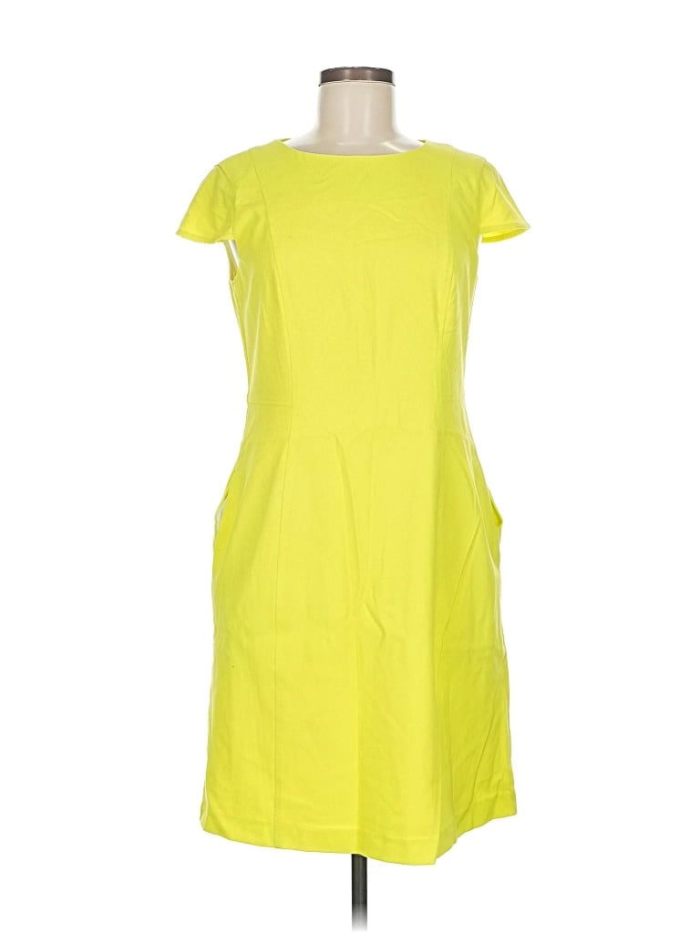Pre-owned Marc New York Andrew Marc Casual Dress In Yellow