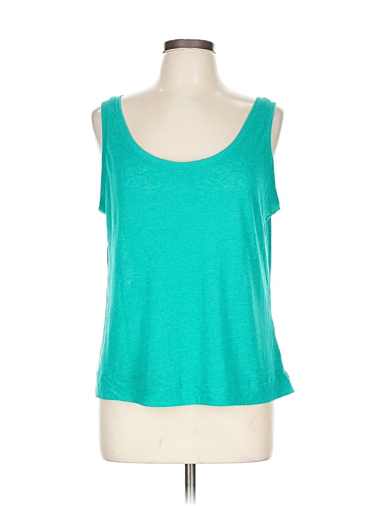 Pre-owned Banana Republic Factory Store Sleeveless T-shirt In Blue