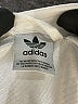 Adidas 100% Polyester White Track Jacket Size M - photo 6