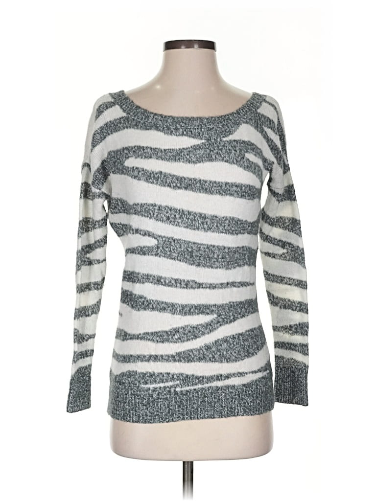 Pre-owned Express Outlet Pullover Sweater In Silver