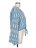 Assorted Brands Stripes Blue Long Sleeve Blouse Size L - photo 4