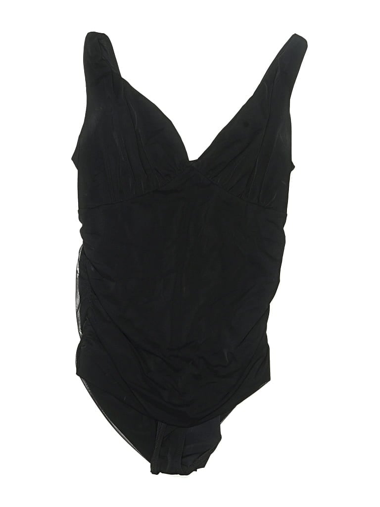 Pre-owned Chiara Boni La Petite Robe One Piece Swimsuit In Black