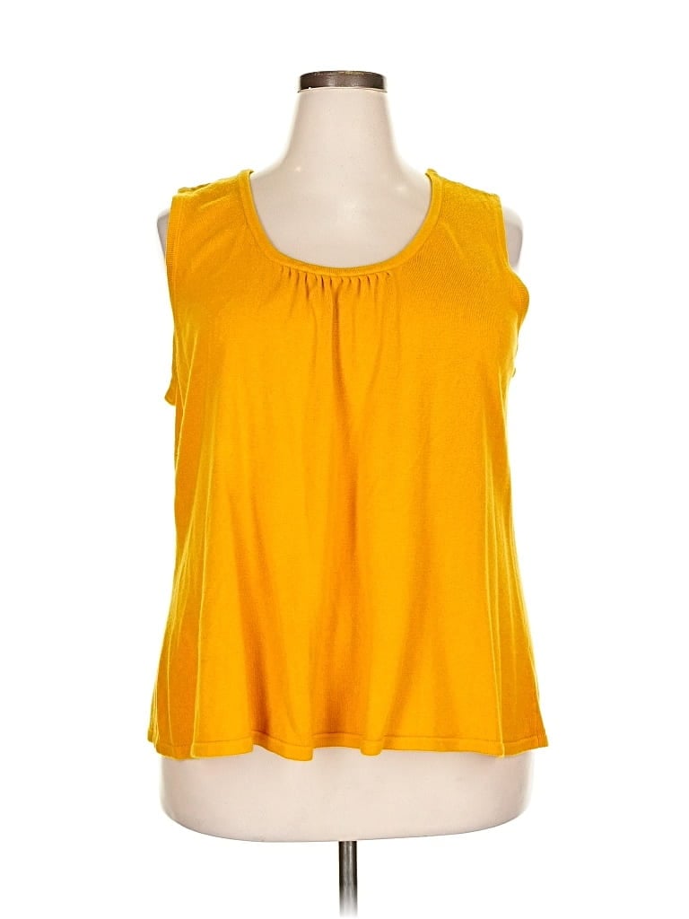 Pre-owned Cato Cardigan Sweater In Yellow