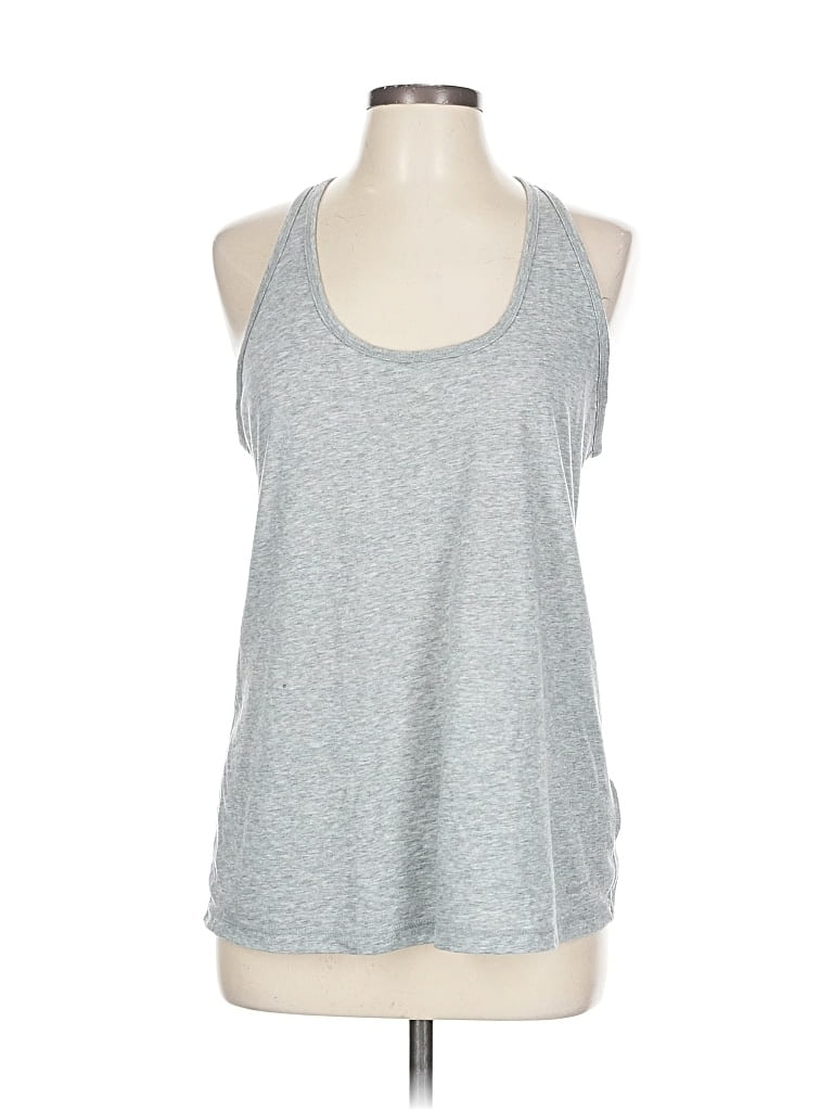 NIKE Pre-owned Tank Top Gray Halter Neckline Tops