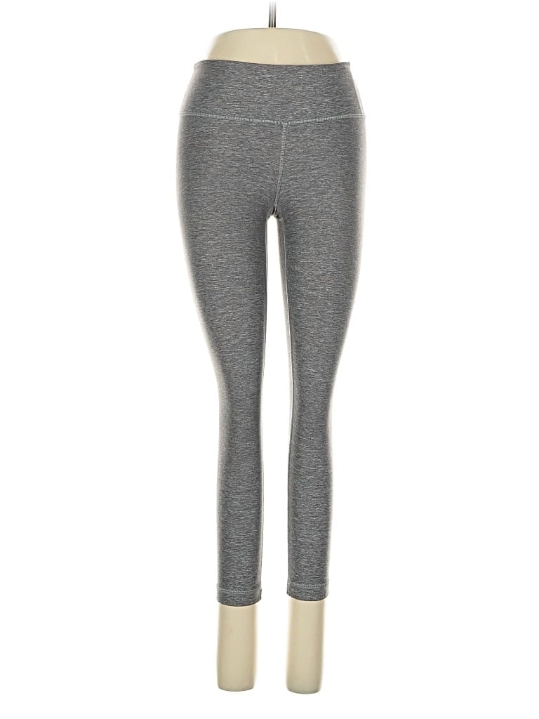 Pre-owned Lululemon Athletica Yoga Pants In Gray