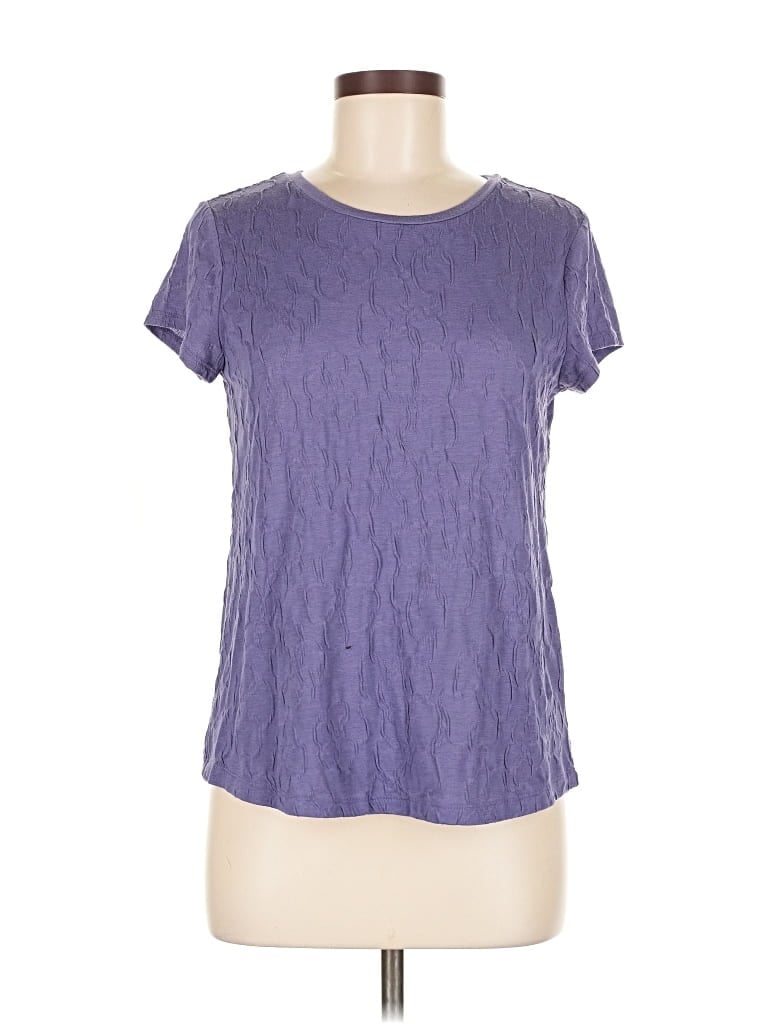 Pre-owned Simply Vera Vera Wang Short Sleeve T-shirt In Purple