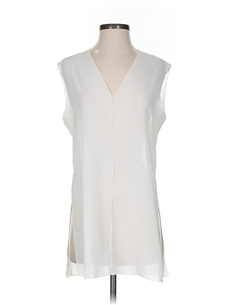 CALVIN KLEIN Pre-owned Sleeveless Blouse In White