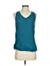 Abi Ferrin Teal Sleeveless Blouse Size XS - photo 1