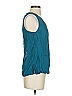 Abi Ferrin Teal Sleeveless Blouse Size XS - photo 4