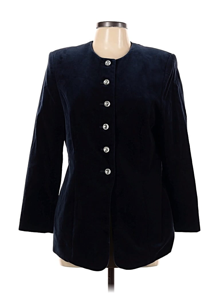 Pre-owned Valerie Stevens Coat In Blue