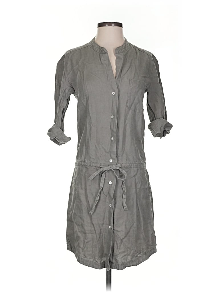 Pre-owned James Perse Casual Dress In Gray