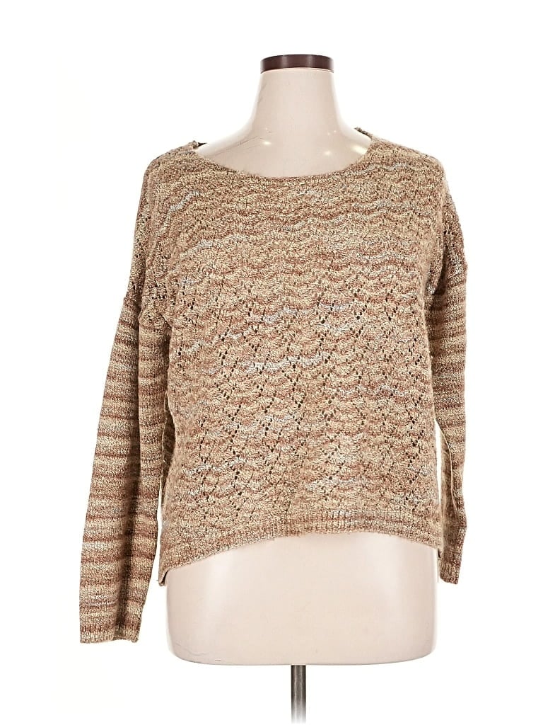 Pre-owned 89th & Madison Pullover Sweater In Brown