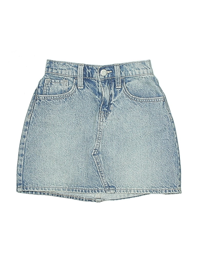 OLD NAVY Pre-owned Kids' Denim Skirt In Blue