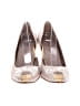 Anyi Lu 100% Leather Metallic Silver Gold Heels Size EU 38 - photo 2