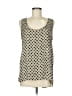 Pleione 100% Polyester Ivory Sleeveless Top Size M - photo 1