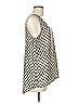 Pleione 100% Polyester Ivory Sleeveless Top Size M - photo 4