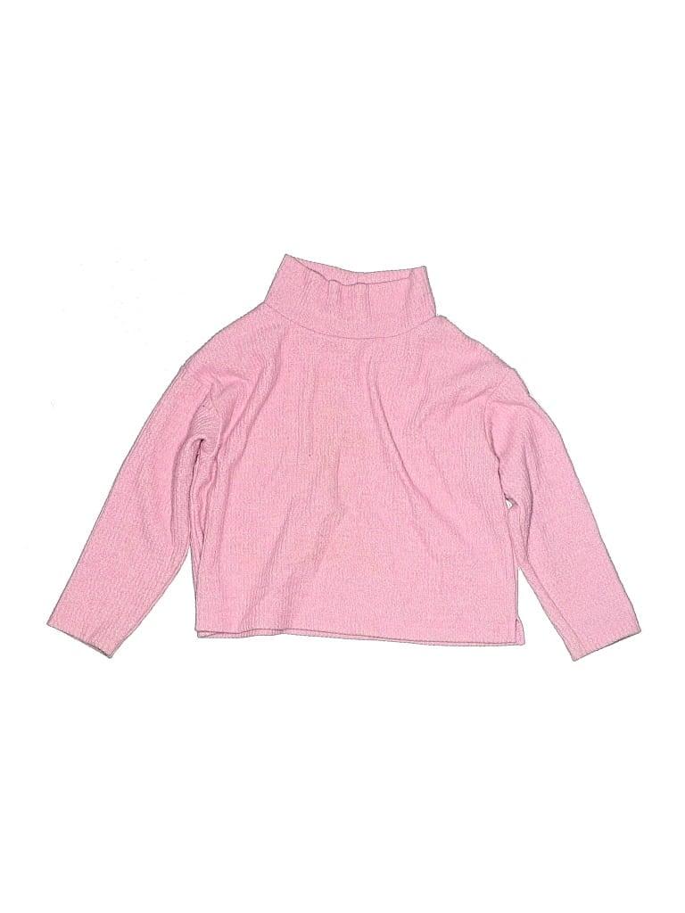 OLD NAVY Pre-owned Kids' Turtleneck Sweater In Pink