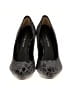 Donald J Pliner Animal Print Gray Black Heels Size 7 - photo 2