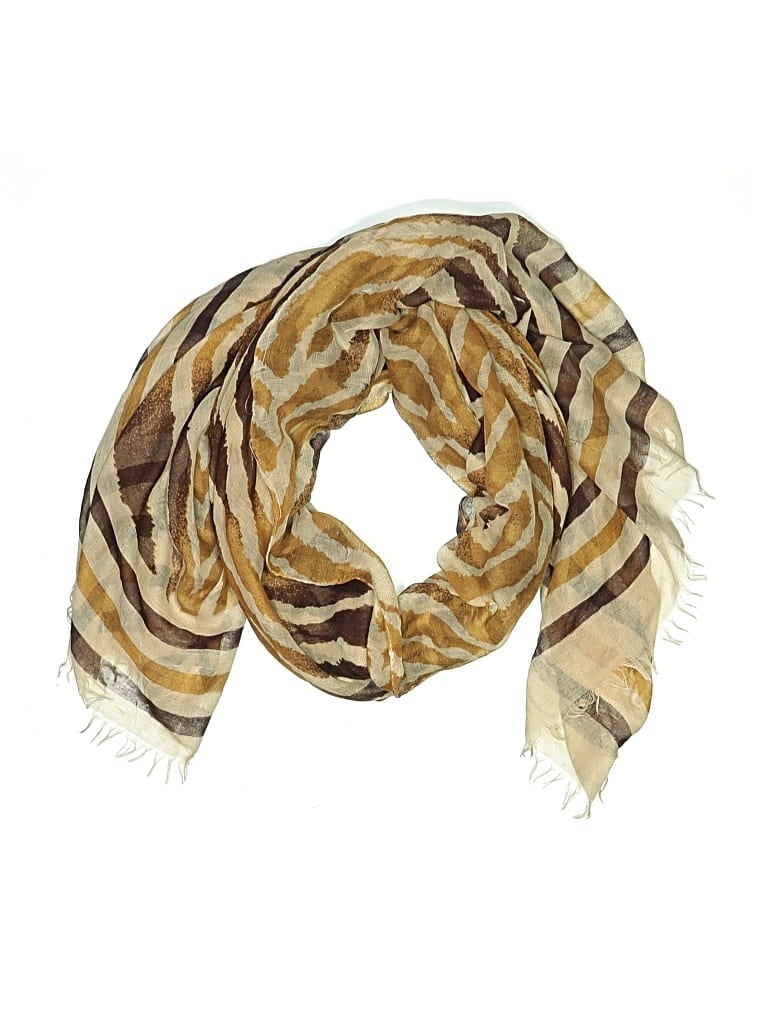 Pre-owned Unbranded Scarf In Brown