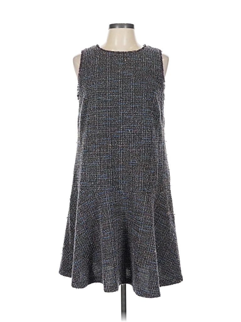 Pre-owned Ann Taylor Loft Casual Dress In Gray