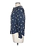 Joie 100% Silk Blue Long Sleeve Silk Top Size 32 waist - photo 5