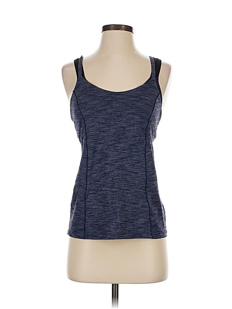 Pre-owned Lululemon Athletica Active Tank Top In Blue