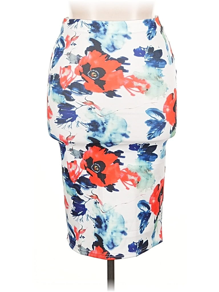 Pre-owned Assorted Brands Casual Skirt In White