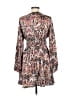 Unbranded 100% Polyester Paisley Brown Casual Dress Size M - photo 2