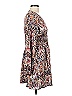 Unbranded 100% Polyester Paisley Brown Casual Dress Size M - photo 4