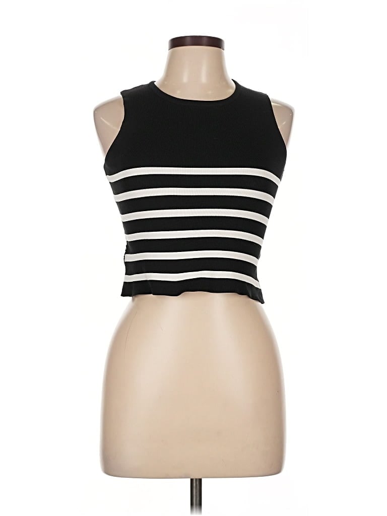 Pre-owned Happily Grey Sleeveless T-shirt In Black