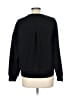 Caracilia Solid Black Sweatshirt Size L - photo 2