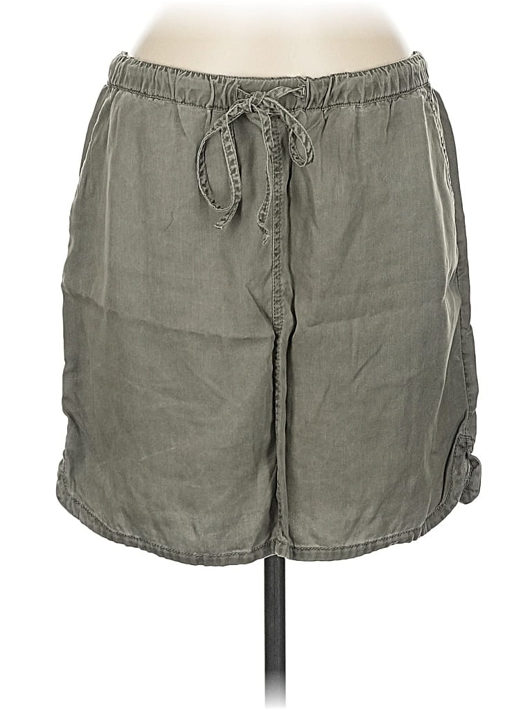 Pre-owned Caslon Casual Skirt In Gray