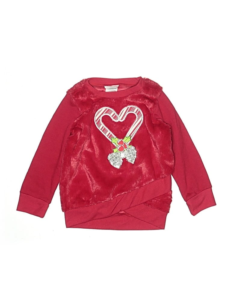 Pre-owned Nannette Kids' Sweatshirt In Red