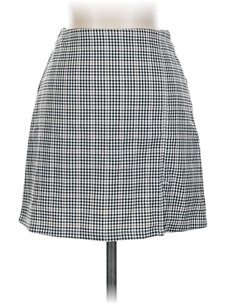 Pre-owned Hollister Casual Skirt In Gray