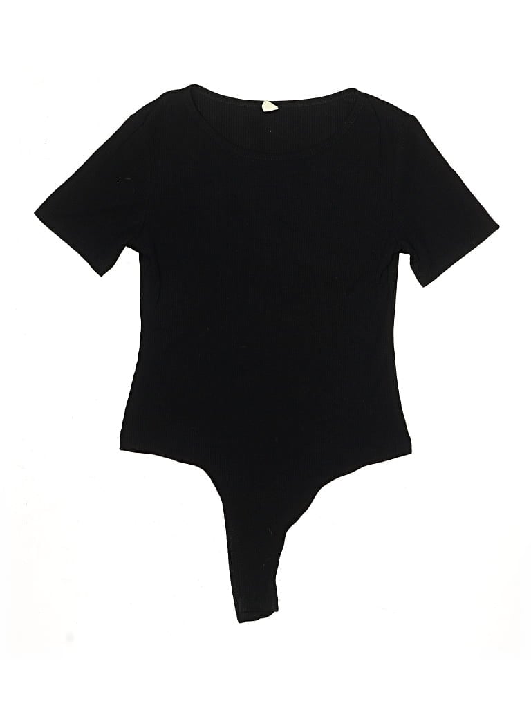 Pre-owned Unbranded Bodysuit In Black