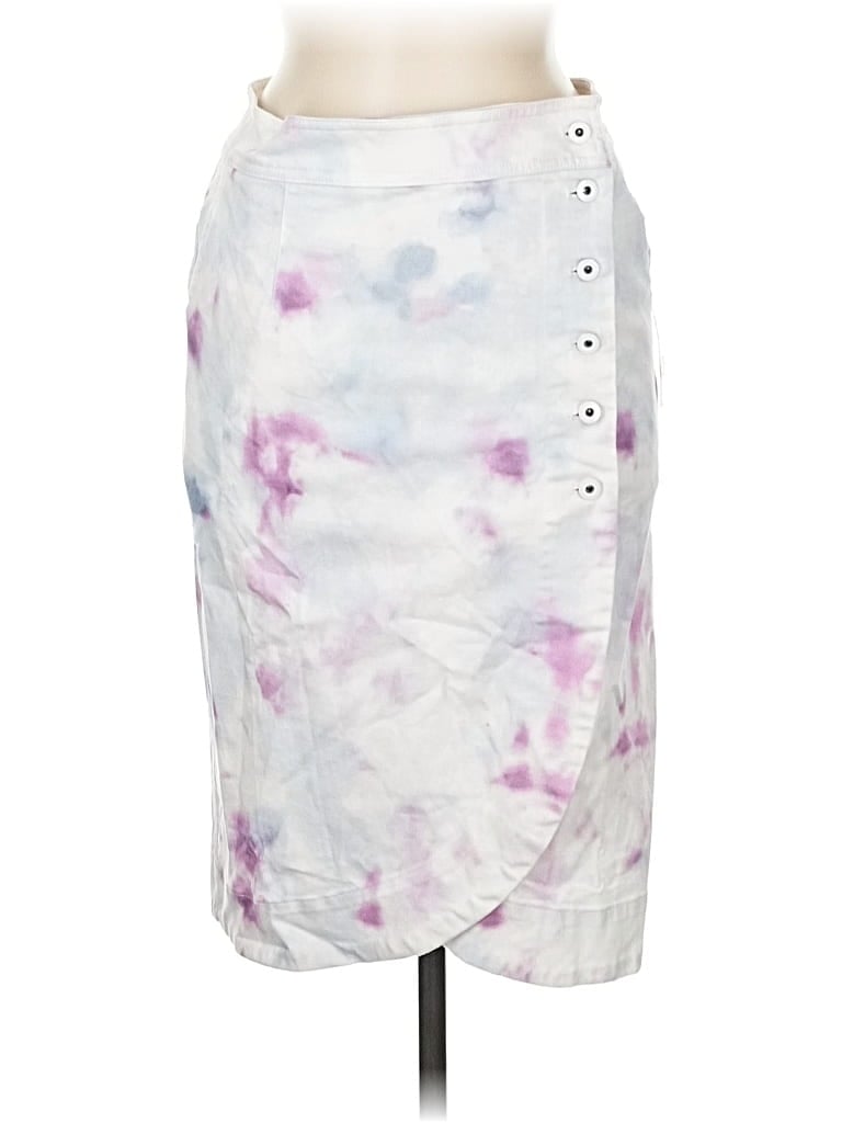 Pre-owned By Anthropologie Casual Skirt In White