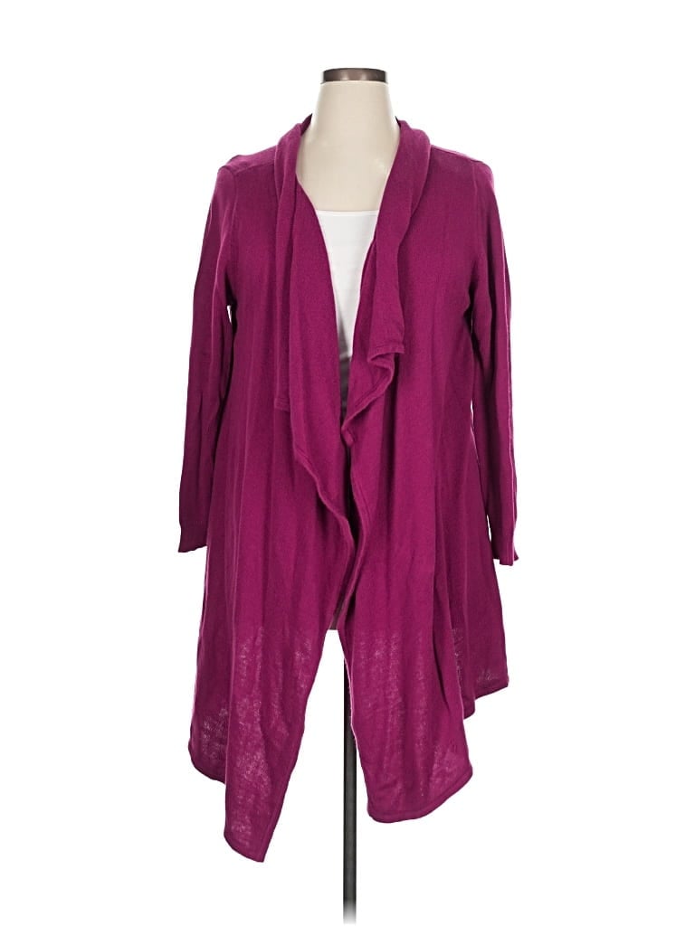 Pre-owned Melissa Mccarthy Seven7 Cardigan Sweater In Pink